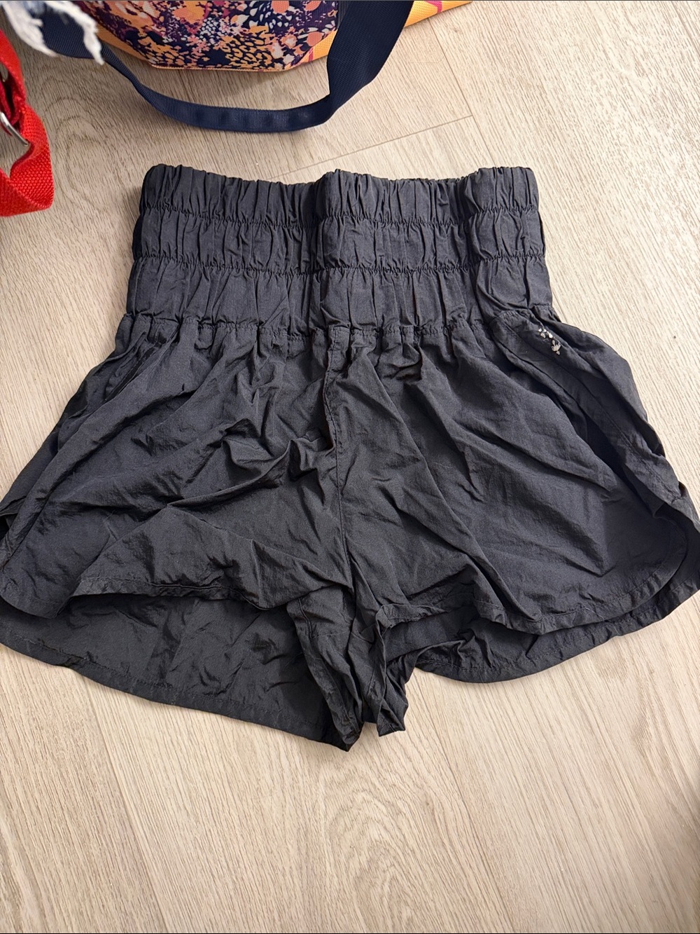 Fp movement black high waist shorts
